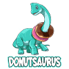 Donutsaurus Dinosaurier Brachiosaurus
