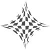 Square in optical illusion