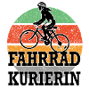 Fahrradfahrerin Fahrradkurierin