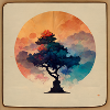 l'arbre d'aquarelle