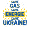 Save Ukraine Ukrainian flag
