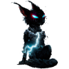 Dark cat
