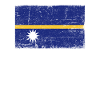 Nauru Flag Grunge Nauru Flag
