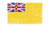 Niue Flag Grunge Niue Flag
