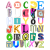 Alphabet and hidden message