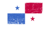 Panama Flag Grunge Panama Flag