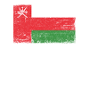 Oman Flag Grunge Oman Flag