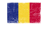 Roumanie Drapeau Grunge Roumanie Drapeau
