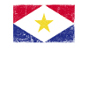 Saba Flag Grunge Saba Flag