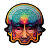 Tête psychédélique