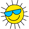 Smiling Doodle Sun Cartoon