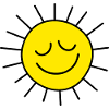 Sleeping Cartoon Yellow Sun