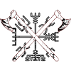 vegvisir Viking Axes Motif