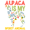 Alpaca Flowers Animal Gift