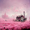 Post apocalyptic pink wonderland