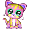 Baby Pink Cat Cartoon