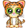 Leopard Kitten Cartoon