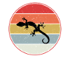 Cher Leopard Gecko Silhouette