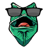 Funny Gecko With Sunglasses