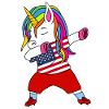 Usa football dabbing gift