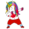 Canada football dabbing gift
