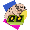 Tardigrade Party DJ Techno Wasserbär