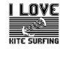 I love kite surfing