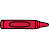 Red wax crayon cool design