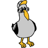 Coole Möwe Sonnenbrille Mütze