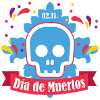 dia de muertos blue