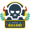 Head and bones candle