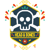 Head and bones flower
