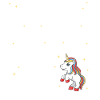 Linkshänder Einhorn