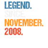 Légende depuis novembre 2008 Anniversaire