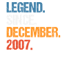 Legend Since December 2007 Birthday