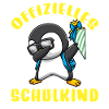 Schulkind Einschulung Pinguin