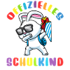 Schulkind Einschulung Hase