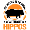 Nilpferd Geschenk Hippo Flusspferd