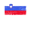 Slovénie Drapeau Grunge Slovénie Drapeau