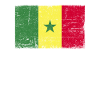 Sénégal Drapeau Grunge Sénégal Drapeau