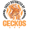 Easily distracted by Geckos Leopardgecko
