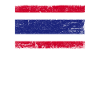 Thaïlande Drapeau Grunge Thaïlande Drapeau