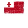 Tonga Flag Grunge Tonga Flag