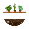 Pot head Pflanzen Gärtner