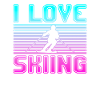 I love skiing