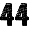 44 Zahl Trikot