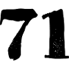 Maillot à 71 numéros
