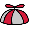 Bunte Propellermütze Windrad Hut