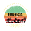 Design de plage Komodo Indonésie