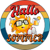 Hello summer funny fun t-shirt
